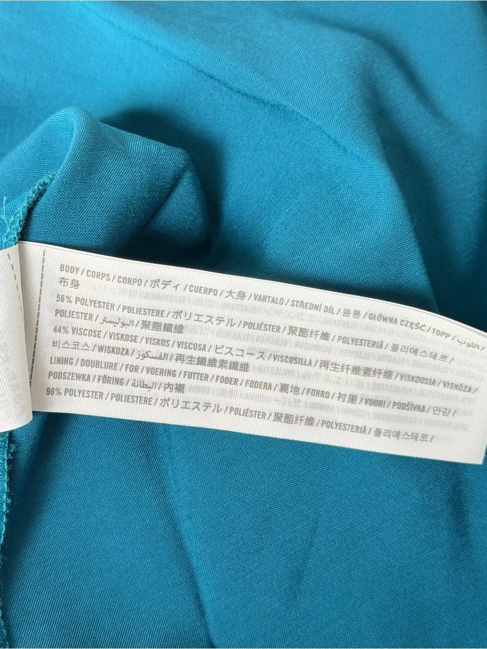 Abercrombie & Fitch Camille High Slit Maxi A-Line Dress Teal Women's Size XS/S